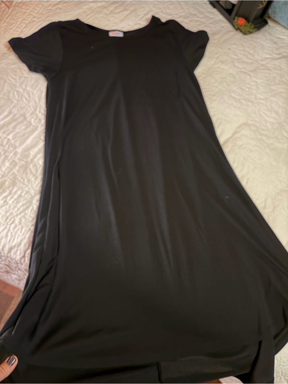LuLaRoe Black Midi Swing Dress